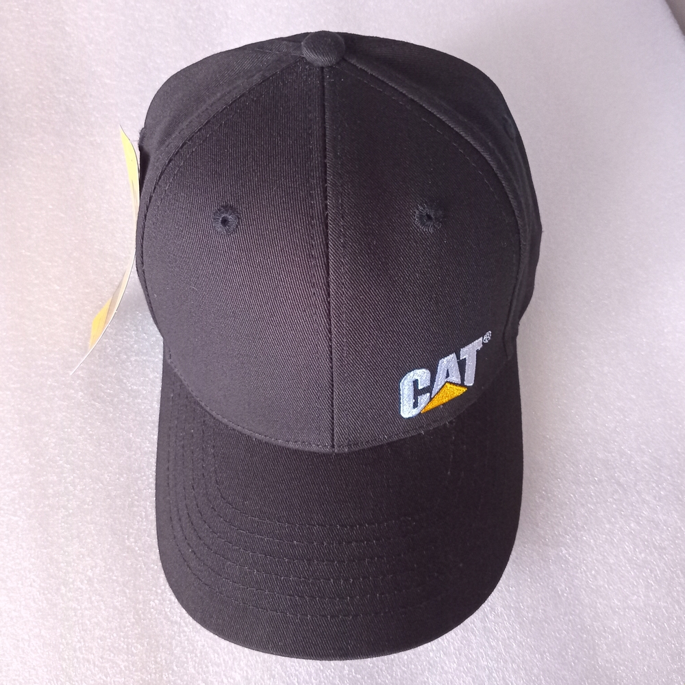 K-Products Battlefield CAT Caterpillar Black Baseball Cap Snapback 100% Cotton